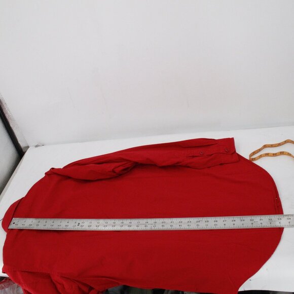 NEW Polo Sport Ralph Lauren Shirt Mens Medium Button Up Adventurer Cotton red - Picture 8 of 13